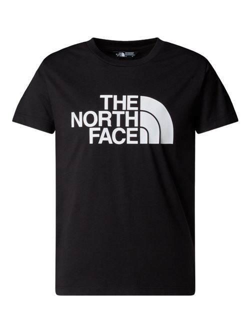 T-shirt bambino The North Face nera con logo NORTH FACE | NF0A8EHGJK3